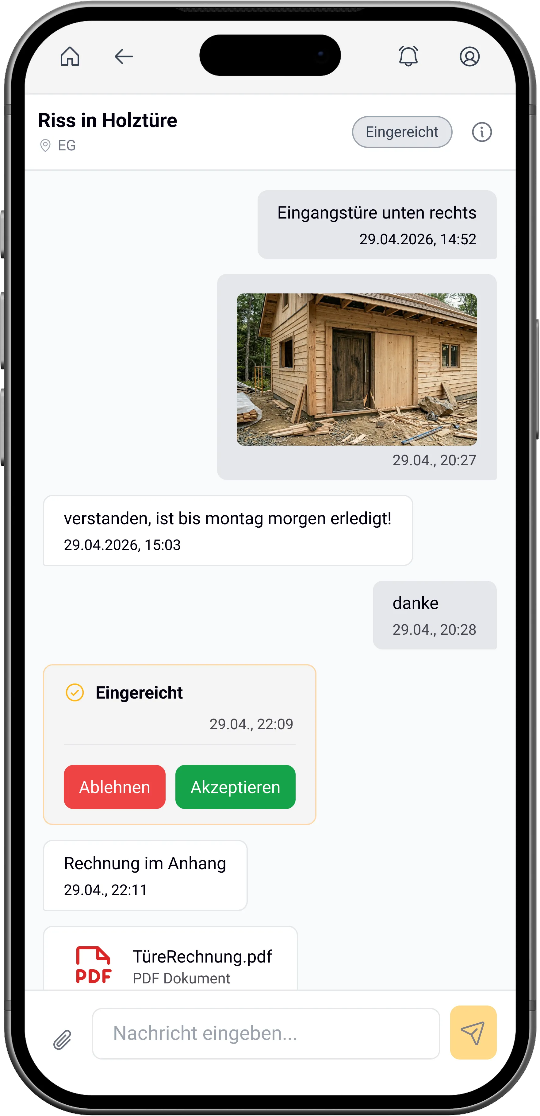 Deine Aufgaben im Chat besprechen